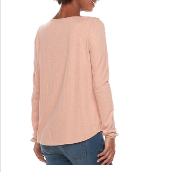 Sonoma Goods For Life peasant top L long sleeve - Picture 4 of 11